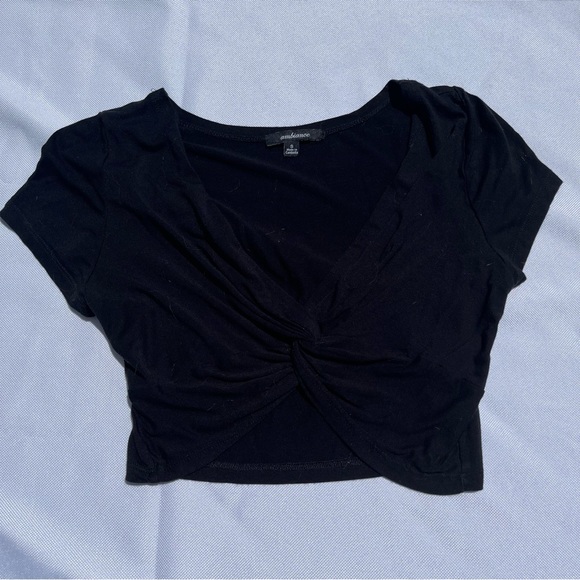 Twist-Front Crop Top 🍒 - Picture 1 of 3